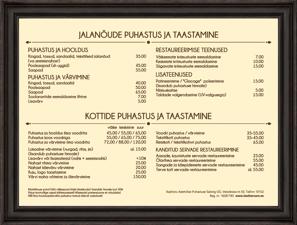 prices